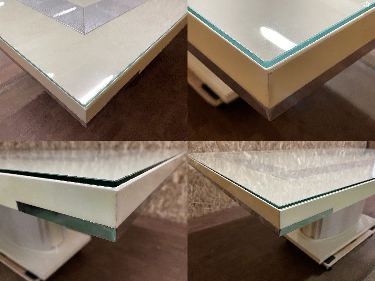 ダイニングテーブル3点 80cm 象嵌 イタリア 本皮 ブラック ダイニングテーブル3点 80cm 象嵌 イタリア 本皮 ブラック イタリア