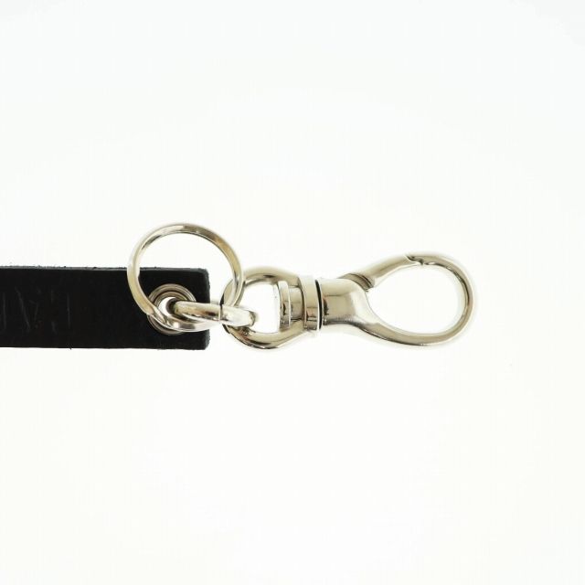 キャリー CALEE STUDS - LEATHER SHORT KEY RING TYPE B ピラミッドスタッズ レザー ショートキーリング CL- 黒 ブラック シルバー 251018