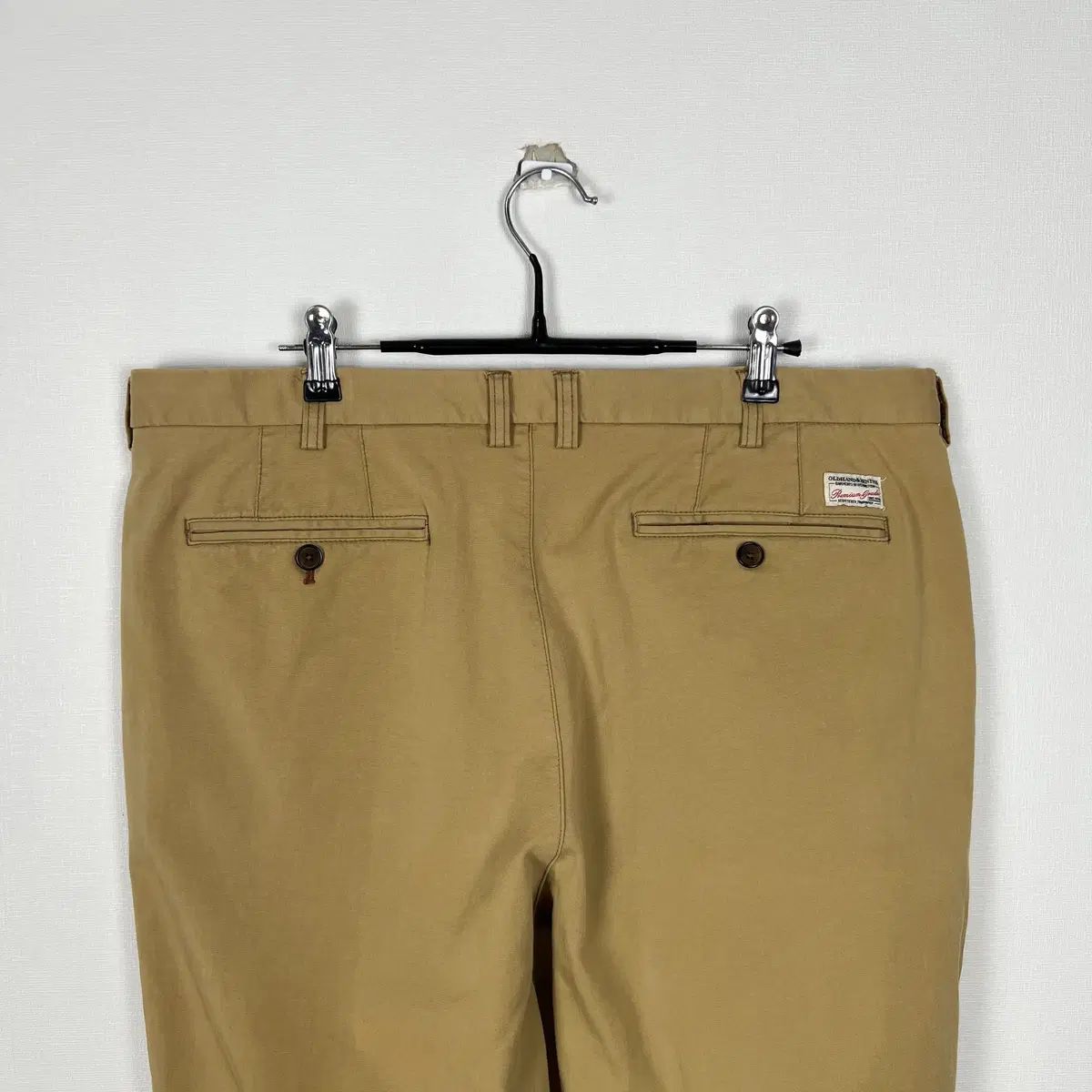 OLZEN/ストレッチ グッド ベージュ コットン ズボン メンズ 90 XL/ラデン