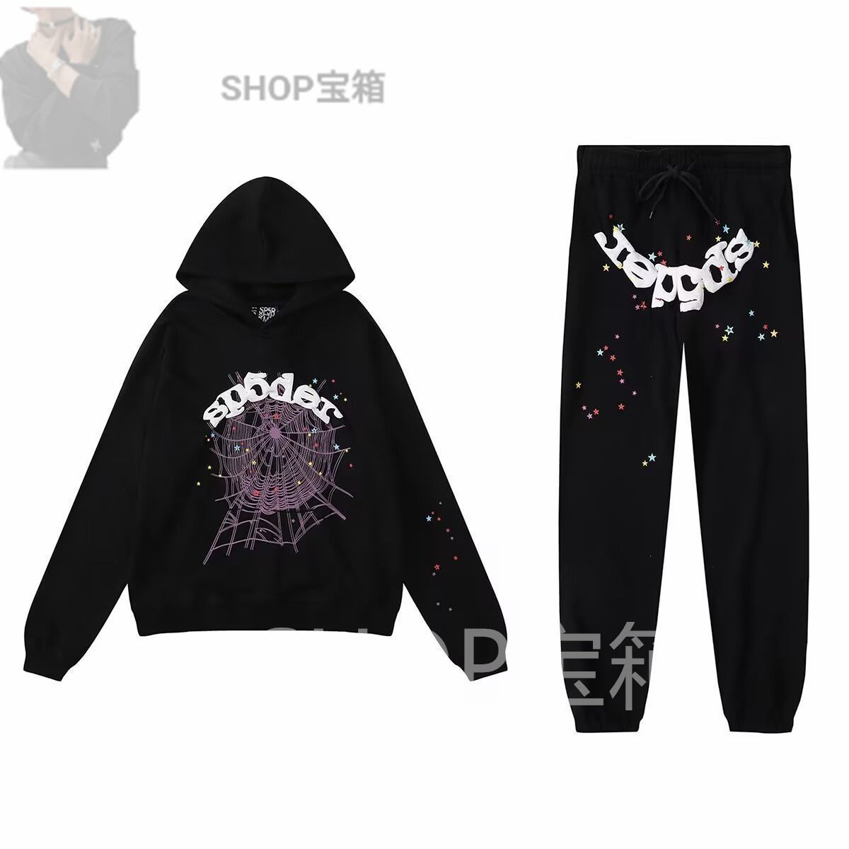 Sp5der Spider worldwide hoodie パーカー 単品 フリーススウェット パンツ単品 トレーナー トップス スウエット  カジュアル インポート ストリートファッション かわいい お洒落 秋冬 - メルカリ