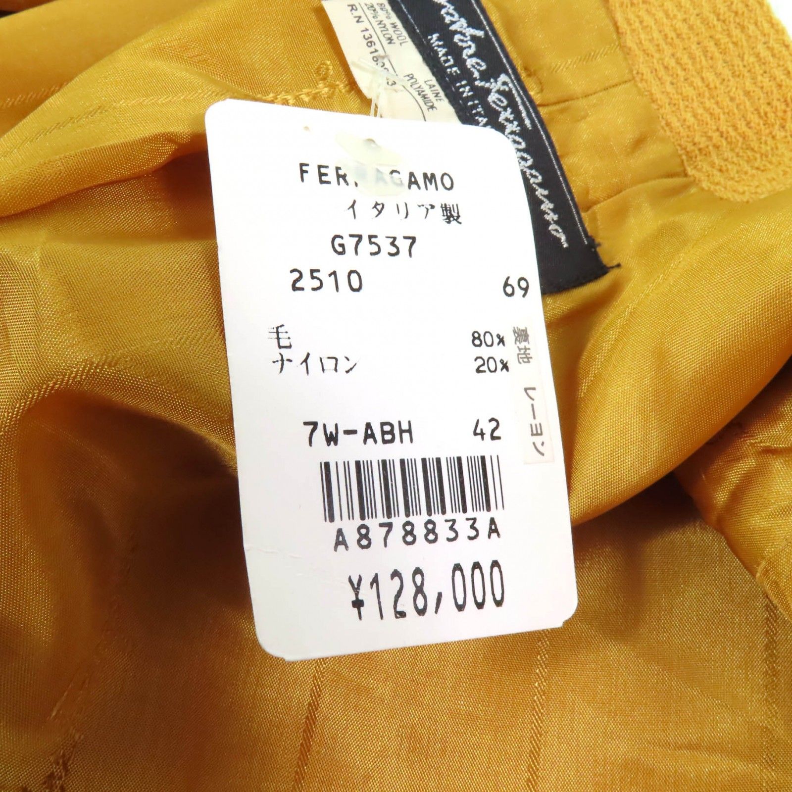 未使用品☆Salvatore Ferragamo サルヴァトーレフェラガモ ダブル  