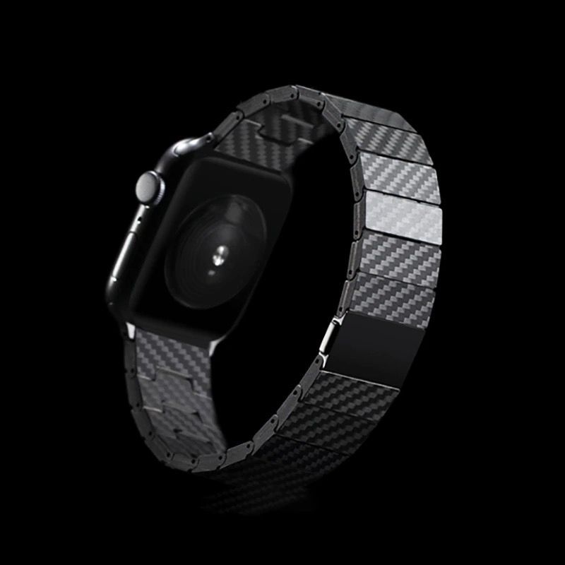 Apple Watch アップルウォッチ バンド ン カーボン ブラック ベルト 全