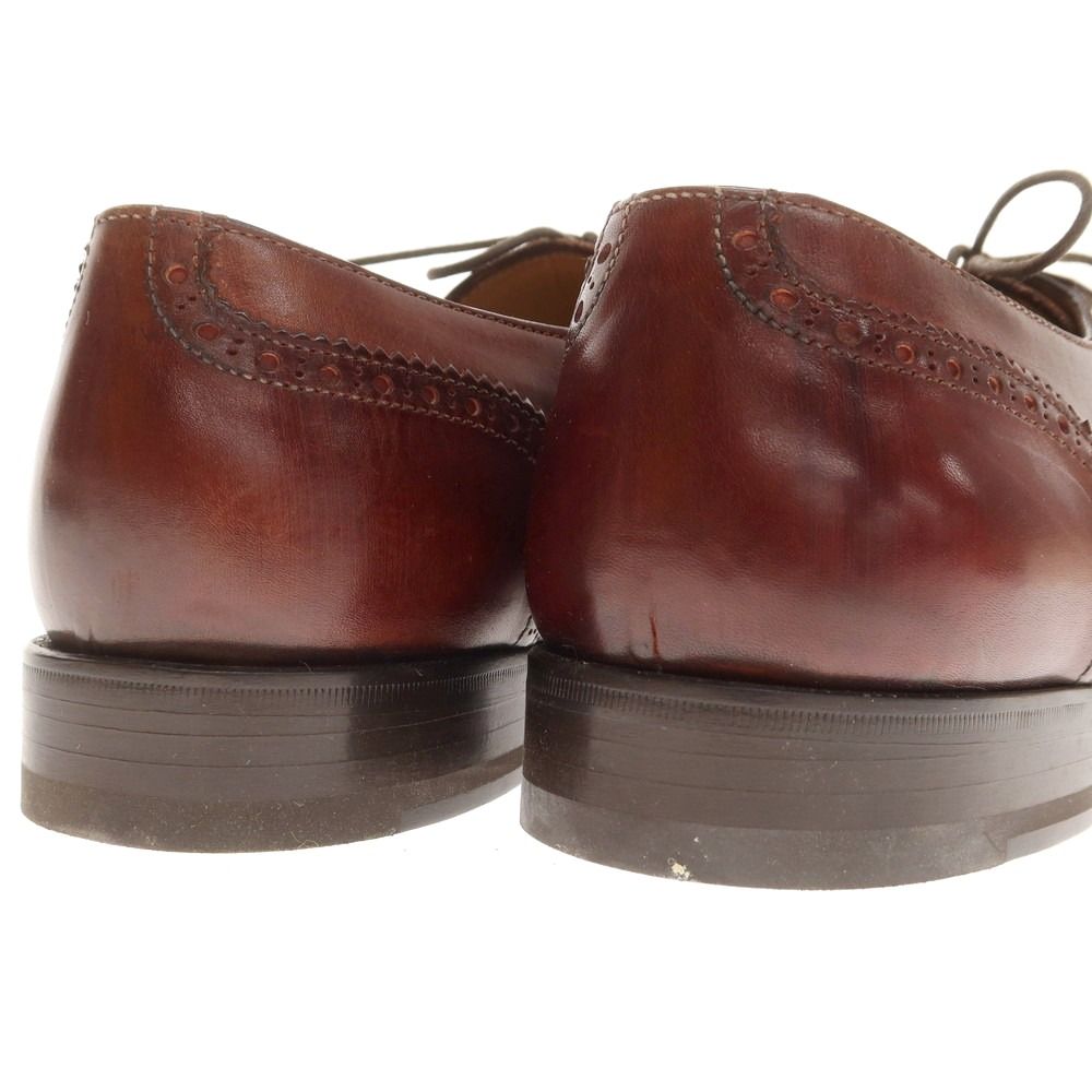 フランチェスコ ベニーニョ BENIGNO ウイングチップ ドレスシューズ ブラウン サイズ7 メンズ