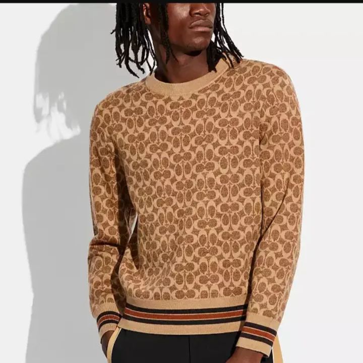 完売品】COACH コーチ シグネチャー セーター C7984 メンズ Mサイズ