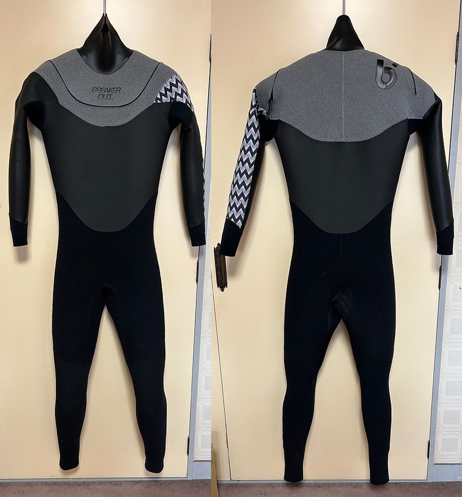 Used BREAKER OUT HYBRID U-ZIP 4|3mm セミドライ カスタムオーダー メンズ XL相当 182cm|75kg 2021 日本製 ブレーカーアウト