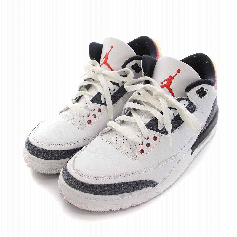 ナイキ NIKE Air Jordan 3 Retro SE-T CO JP Fire Red Denim エア