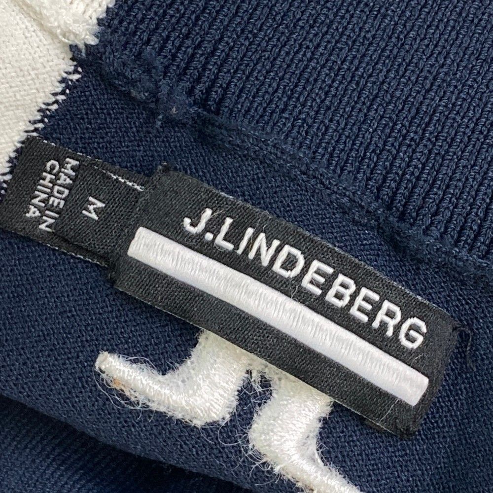 サイズ：M J.LINDEBERG ジェイリンドバーグ ハイネック ニット