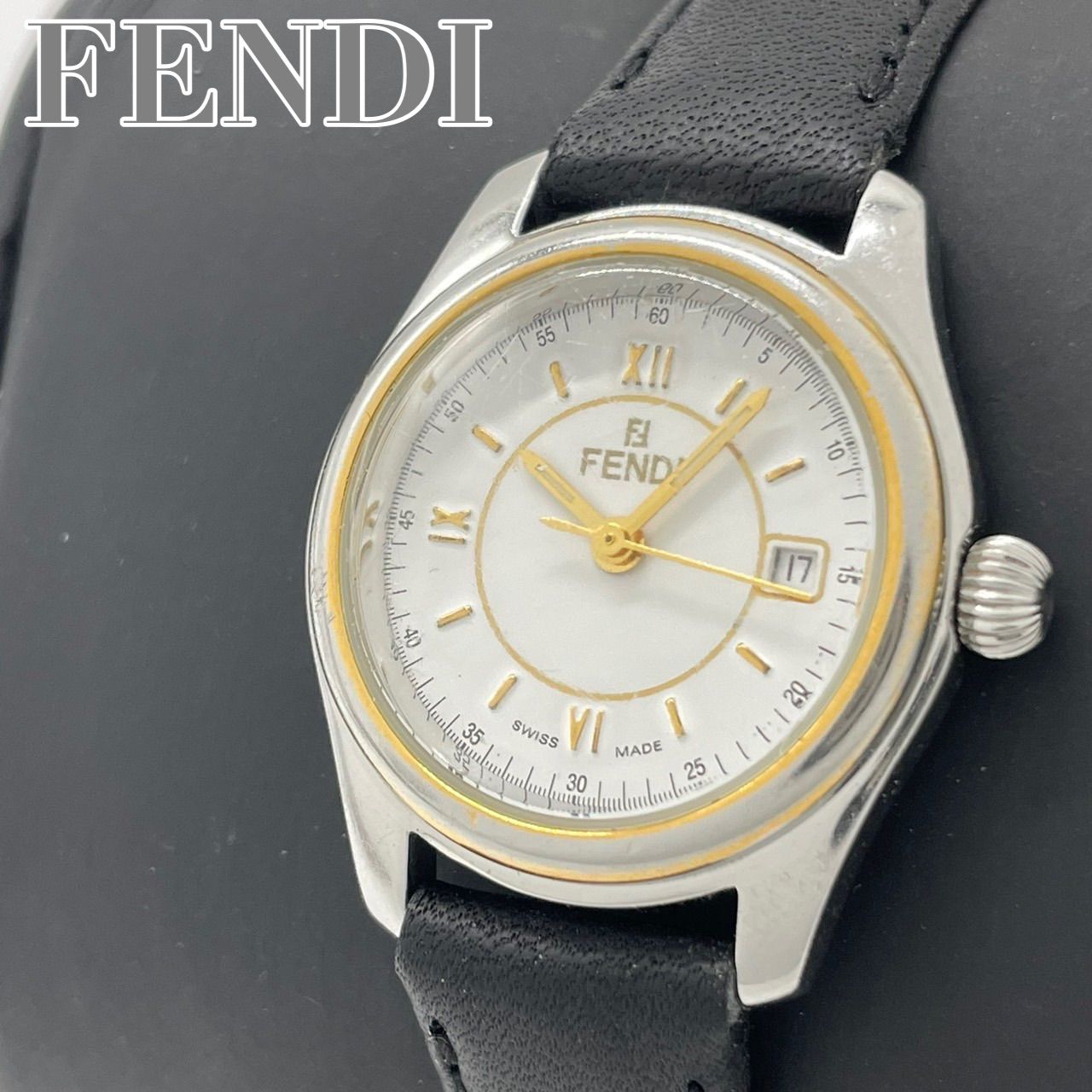 FENDI フェンディ 210L レディース 腕時計 アナログ 新品ベルト 電池 