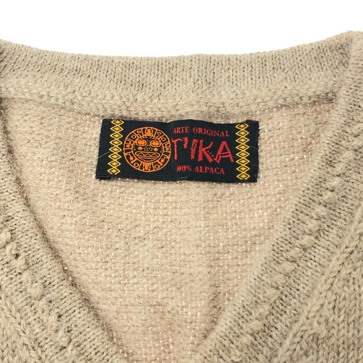 アンデスの贈り物 T'IKA ティカ Vネックニットワンピース サイズ:表記
