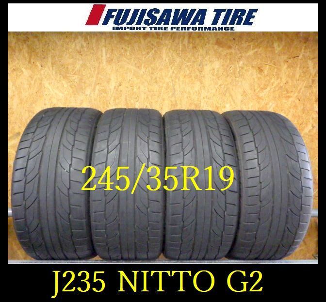 J235 ◆2020年製造 約7部山◆NITTO NT555 G2◆245 35R19◆4本