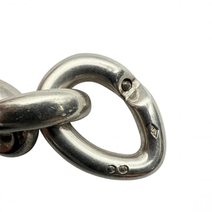 HERMES エルメス MM 20コマ アクロバット ブレスレット シルバー