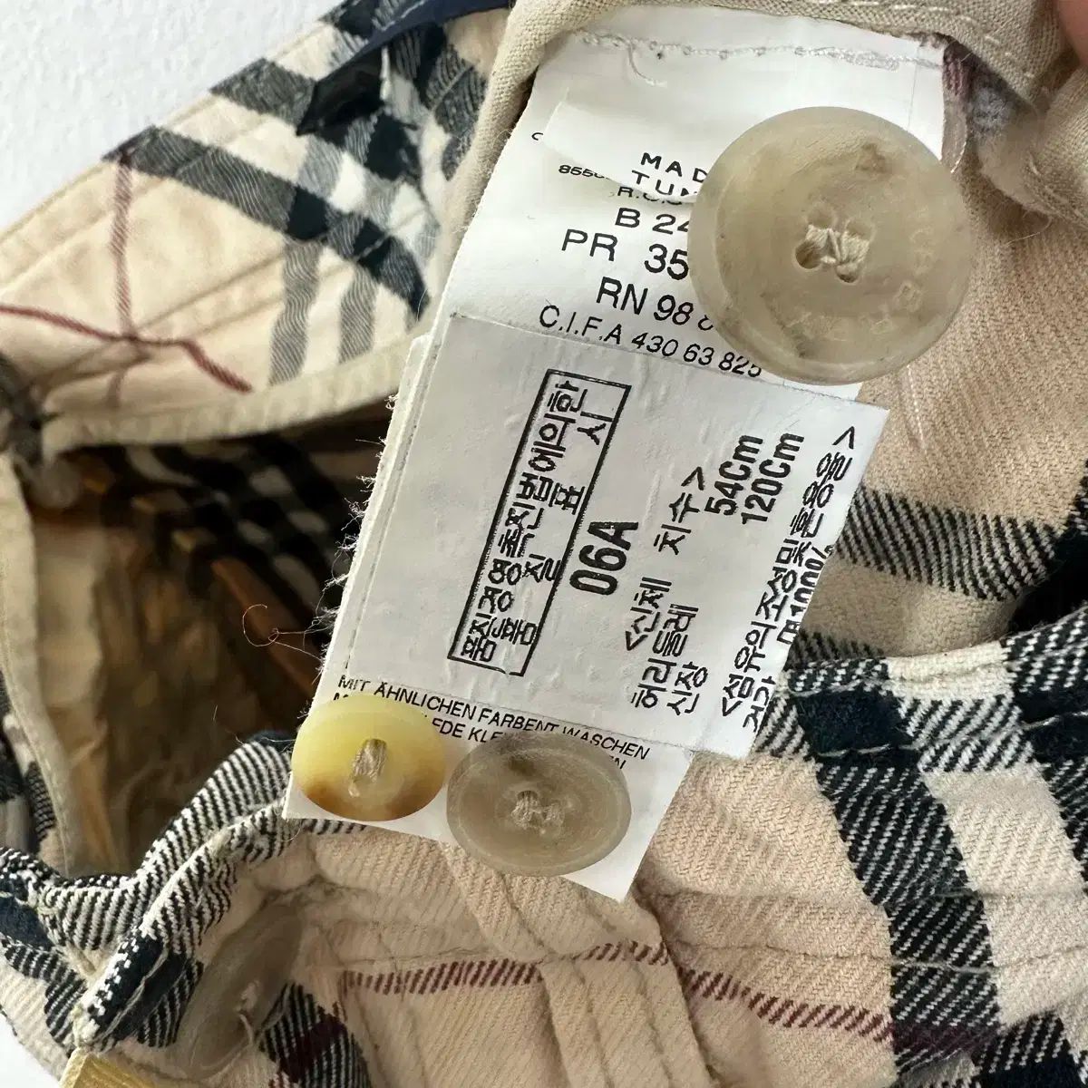 BURBERRY(バーバリー ) 子供 チェック カーゴパンツ 6 サイズ J3
