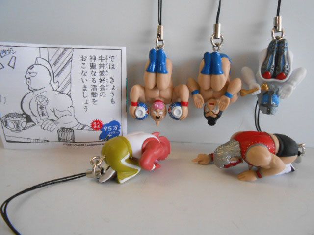♯Kqt31CAキン肉マン土下座ストラップ3タッグマッチ編S入全10種