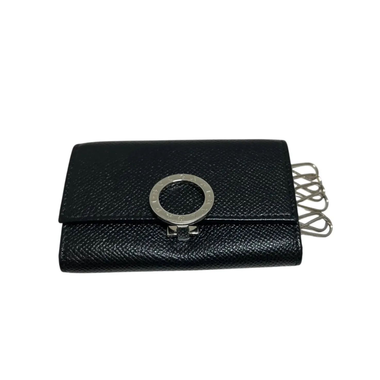 BVLGARI】ブルガリ 6連キーケース ブラック レザー - メルカリ