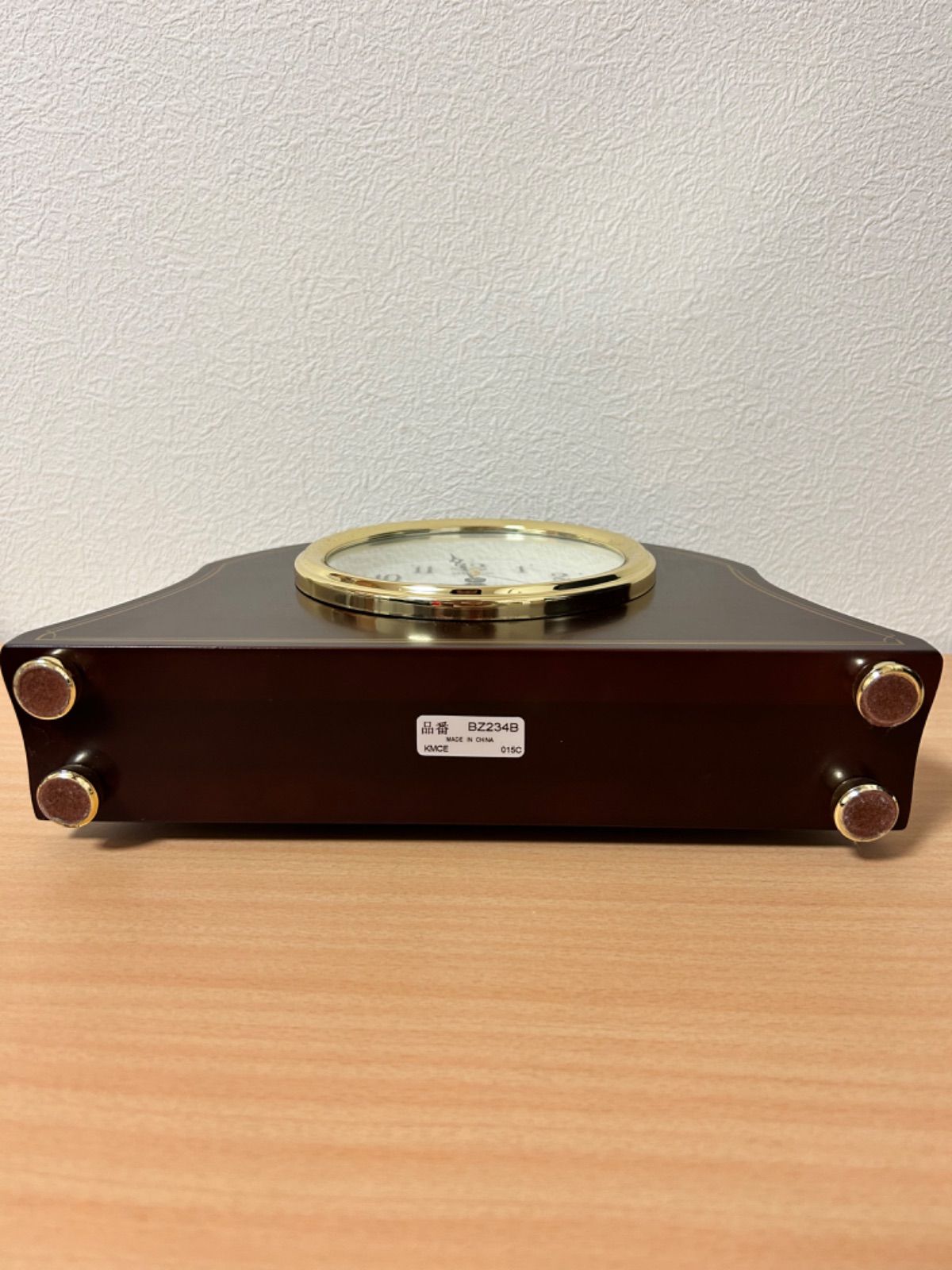 SEIKO CLOCK セイコー クロック 置き時計 電波 アナログ 木枠 濃 SEIKO CLOCK セイコー クロック 置き時計 電波 アナログ 木枠 濃