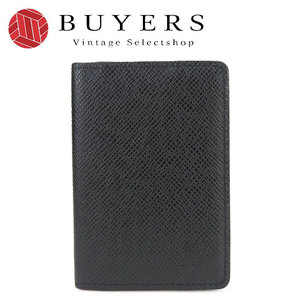 【中古】 ルイ・ヴィトン カードケース オーガナイザー・ドゥ・ポッシュ M30537 タイガ ブラック   アルドワーズ ビジネス メンズ 男性 LOUIS VUITTON