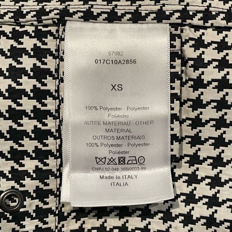 クリスチャン ディオール Christian Dior BEE刺繍アノラックパーカー 017C10A2856 ブラック×ホワイト ポリエステル レディース パーカー STEELWINDOWSANDDOORS_COM