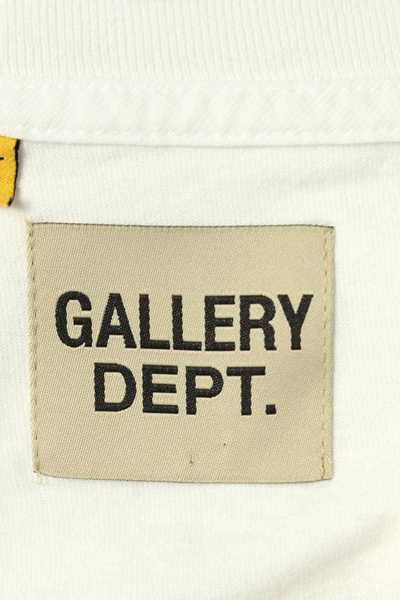 ギャラリーデプト GALLERY DEPT 23SS FT1030 WHITE ロゴプリントT