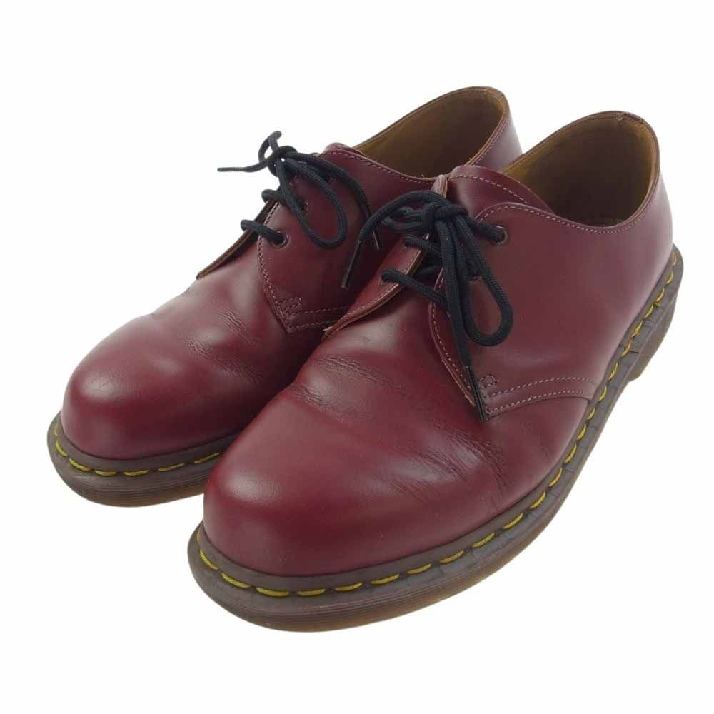 英国製　Dr.martens 1461 チェリー　3ホール　UK9 43 Dr.Martens ドクターマーチン イングランド製?1461 3ホール レザー