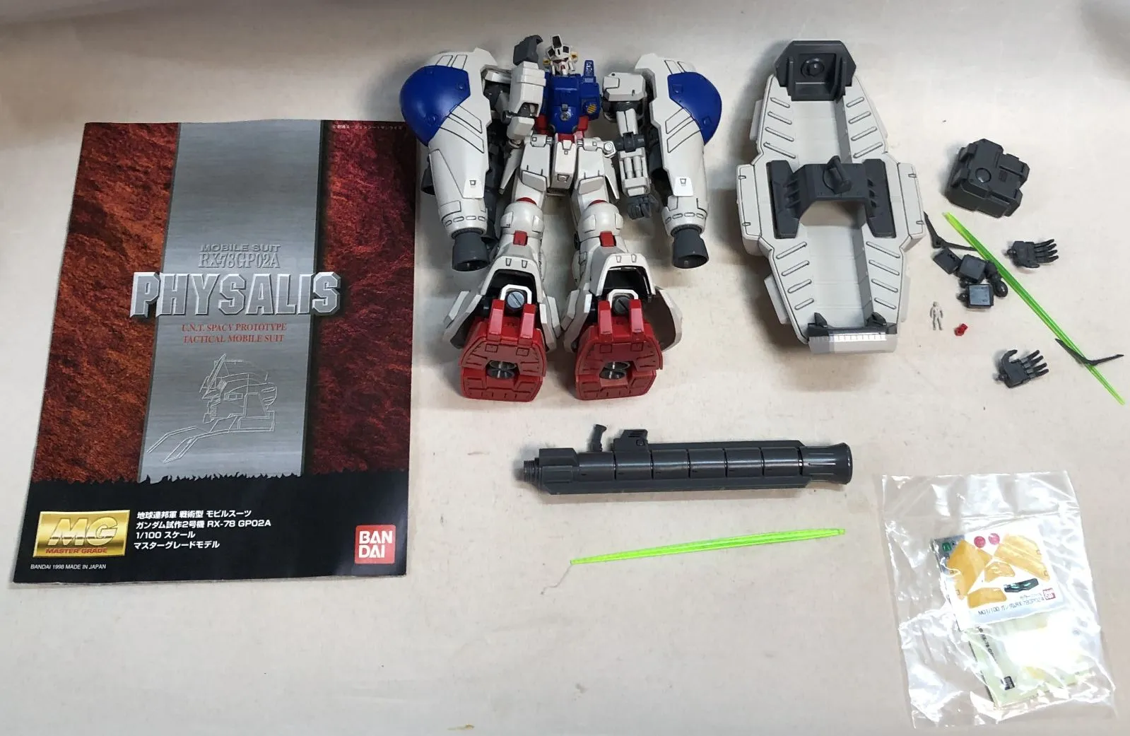 海外製 プラモデル MG GP02A 組み立て済み Amazon | MG 機動戦士ガンダム0083 STARDUST MEMORY RX-78GP02A