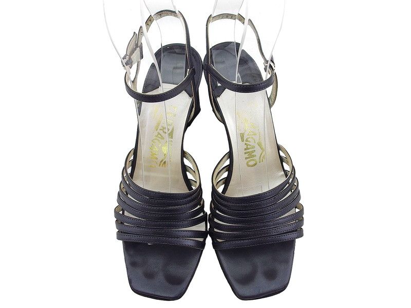 サルヴァトーレフェラガモ Salvatore Ferragamo サンダル ダークネイビー メンズ