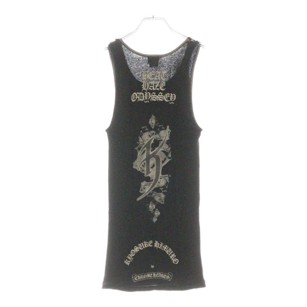 氷室京介XCHROME HEARTS タンクトップ ブラック 非売品‼️氷室京介 X クロムハーツ STAFF タンクトップ - メルカリ