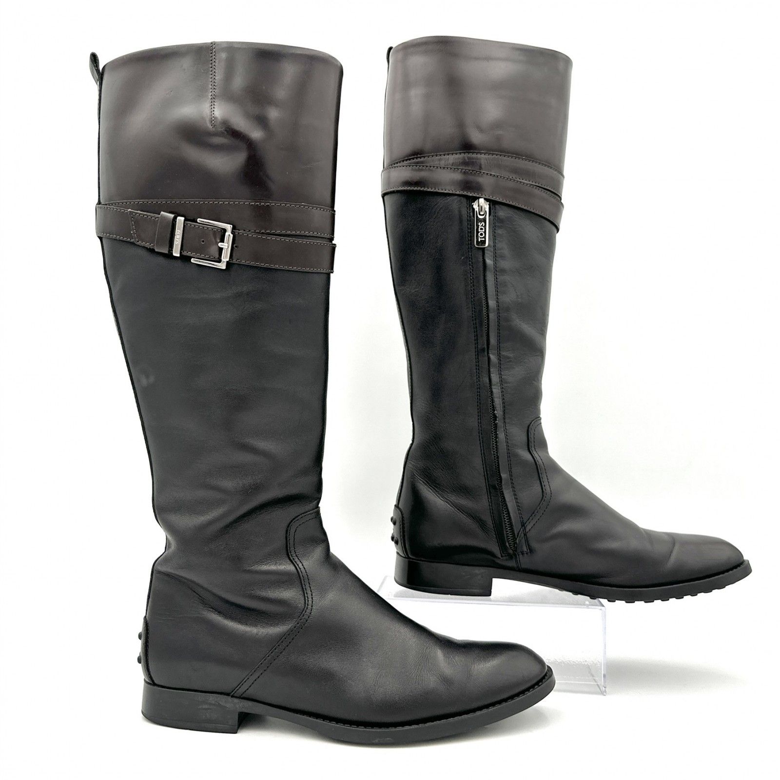 本革 サイドジップ