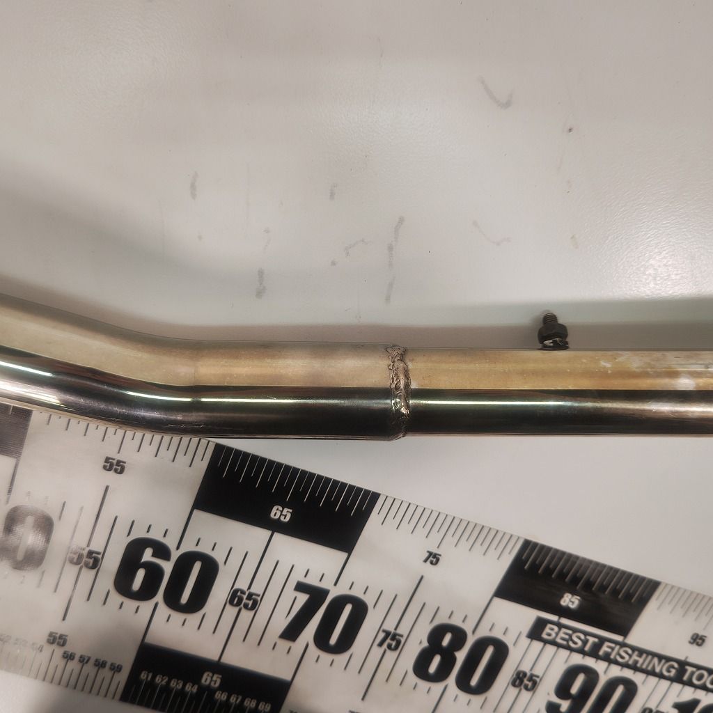 ヤマハ ドラックスター1100 フルエキ トランペット マフラー 2IN1 傷少 車種曖昧なため 写真でわかる方へ BRIGHTFACE_UK