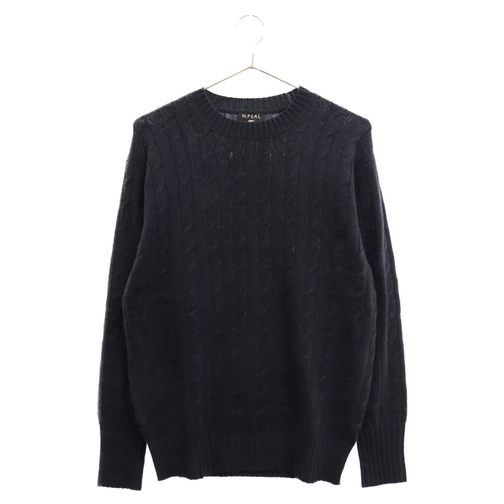 N.Peal (エヌピール) 007 Cable Knit Sweater ケーブルニット長袖