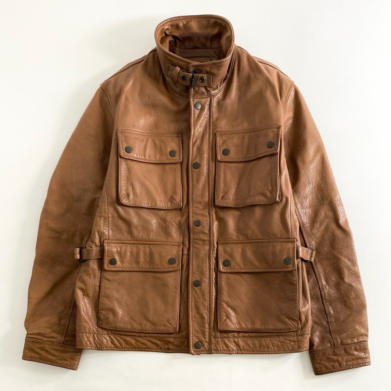 23h11 Eddie Bauer エディーバウアー カウレザー レザージャケット 