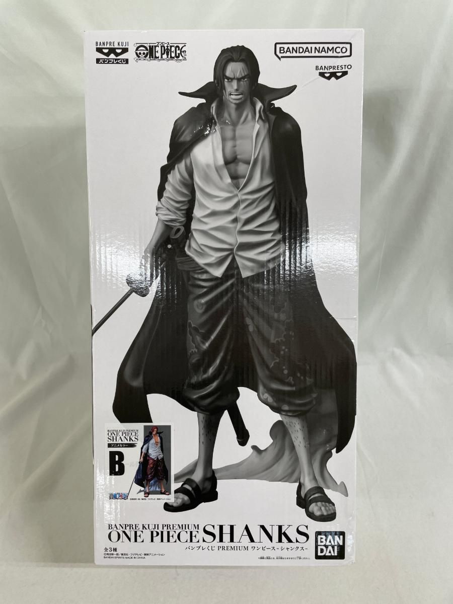 未開封】シャンクス(アニメカラー) 「バンプレくじ PREMIUM ワンピース