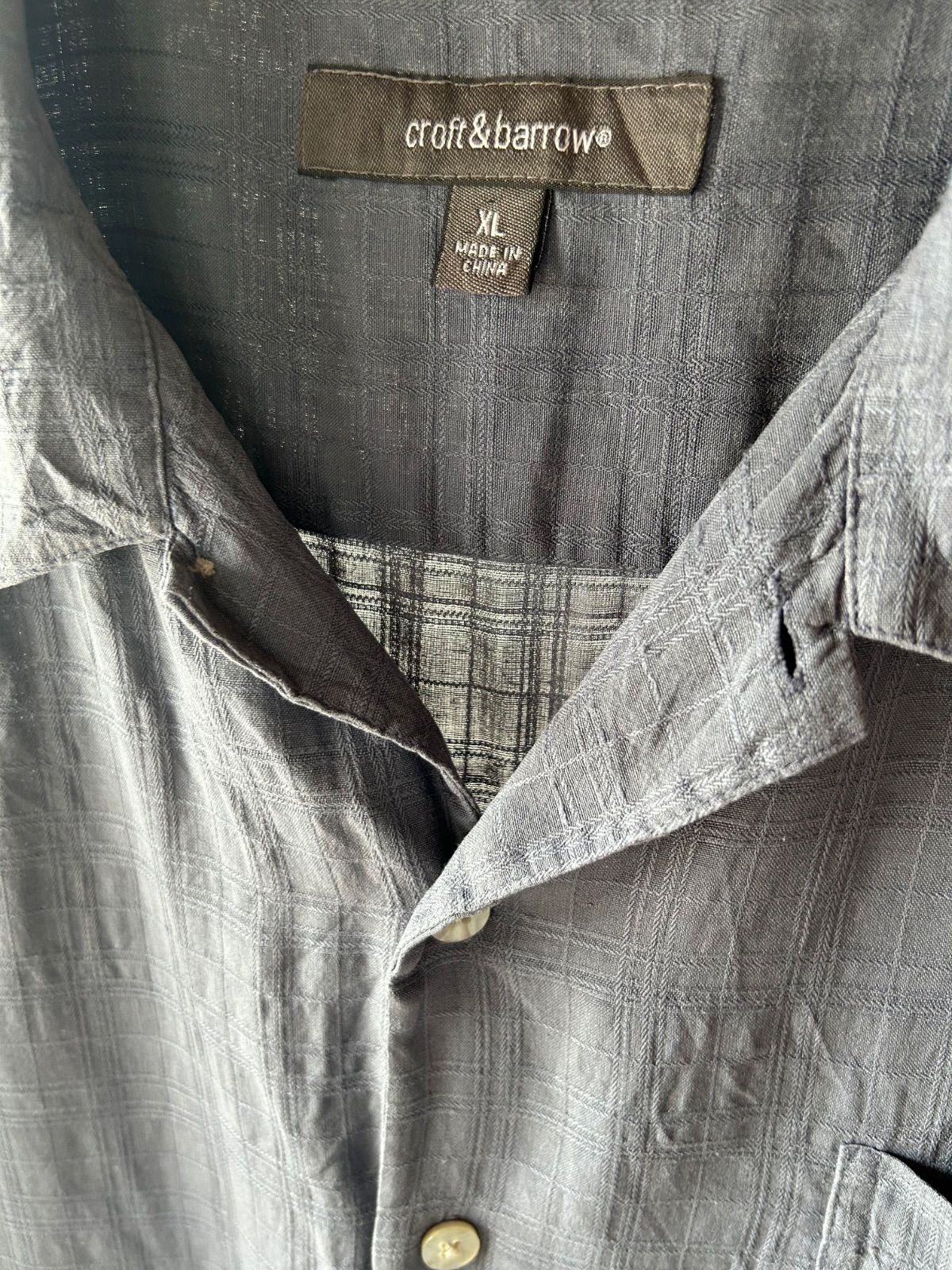 90´s Croft & Barrow S/S オープンカラーシャツ