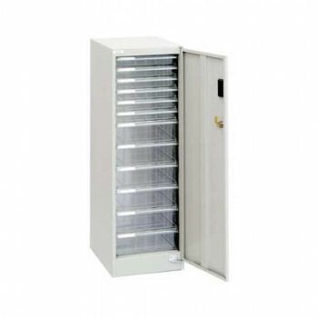 ナカバヤシ アバンテV2セキュリティフロアケース A4 浅6段深6段 AF-SH12ニューグレー