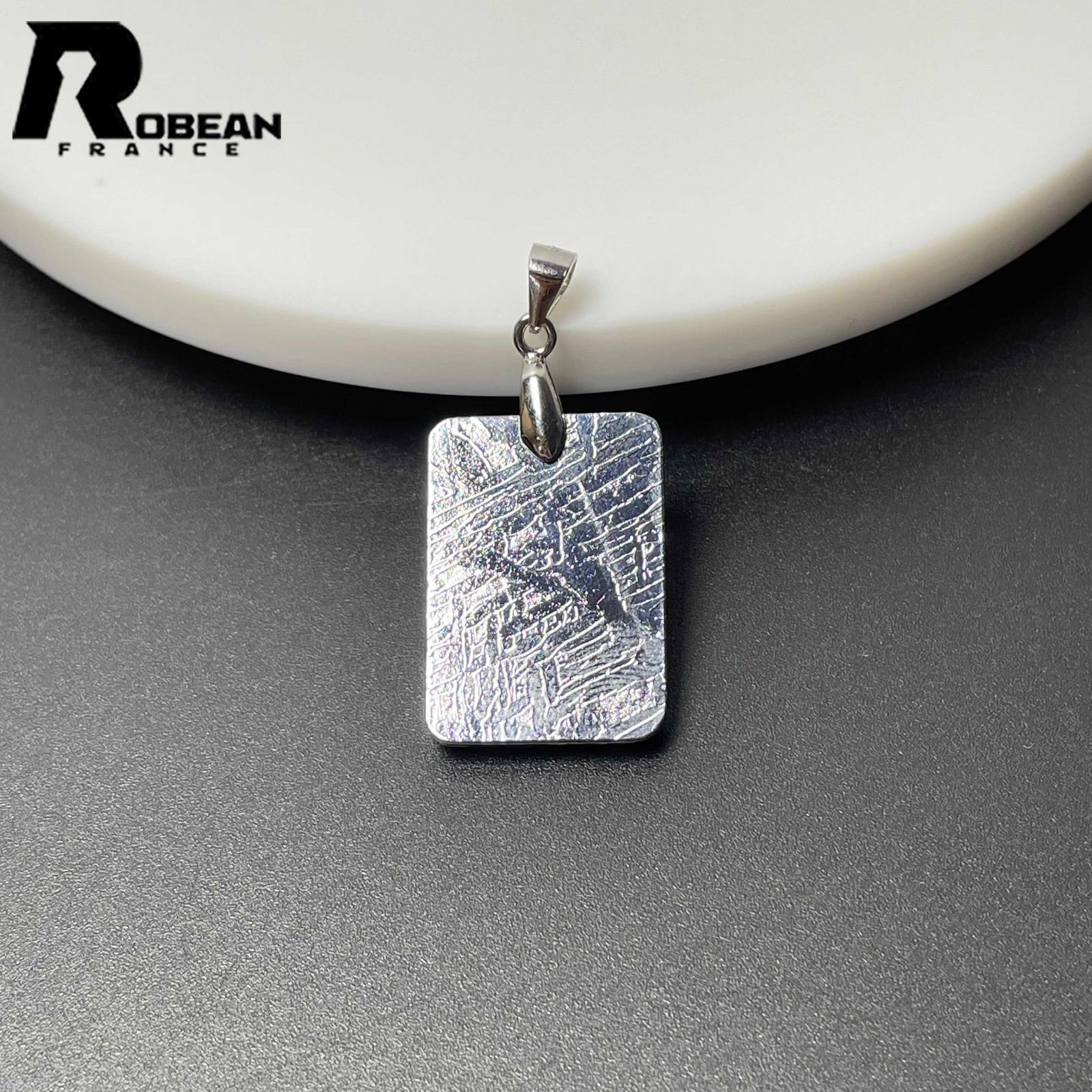 【SALE】 レアEU製 定価10万円☆ROBEAN・シルバーギベオン隕石ペンダント アクセサリー