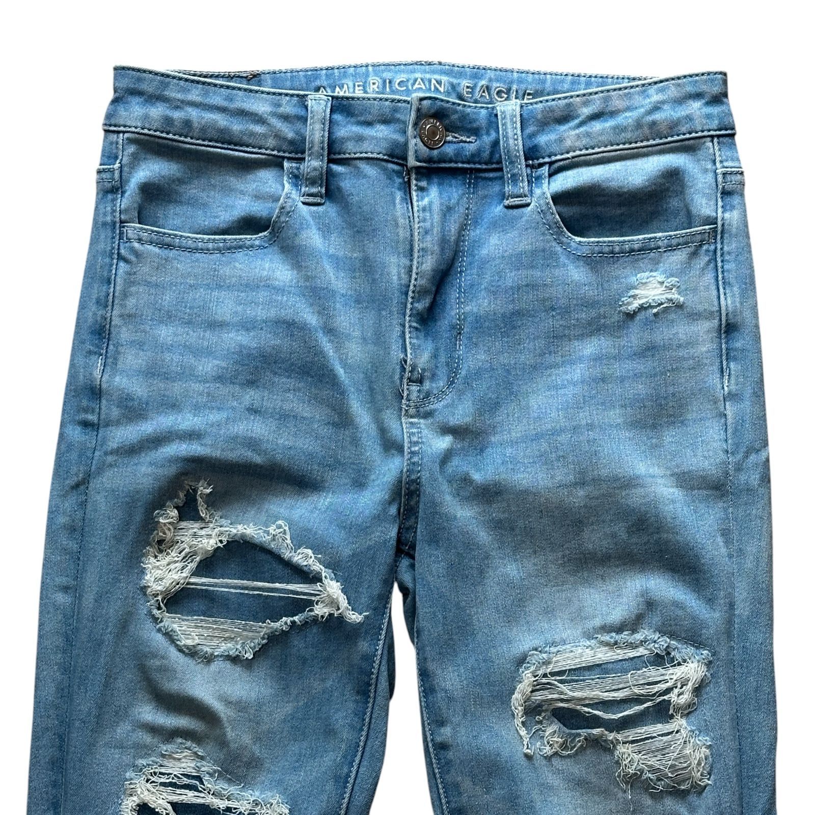 AMERICAN EAGLE SUPER HI-RISE JEGGING 2 SHORT アメリカンイーグル 