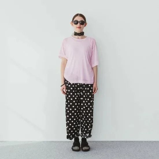 Cion (シオン) | ウール混タックショルダーショートベスト (black