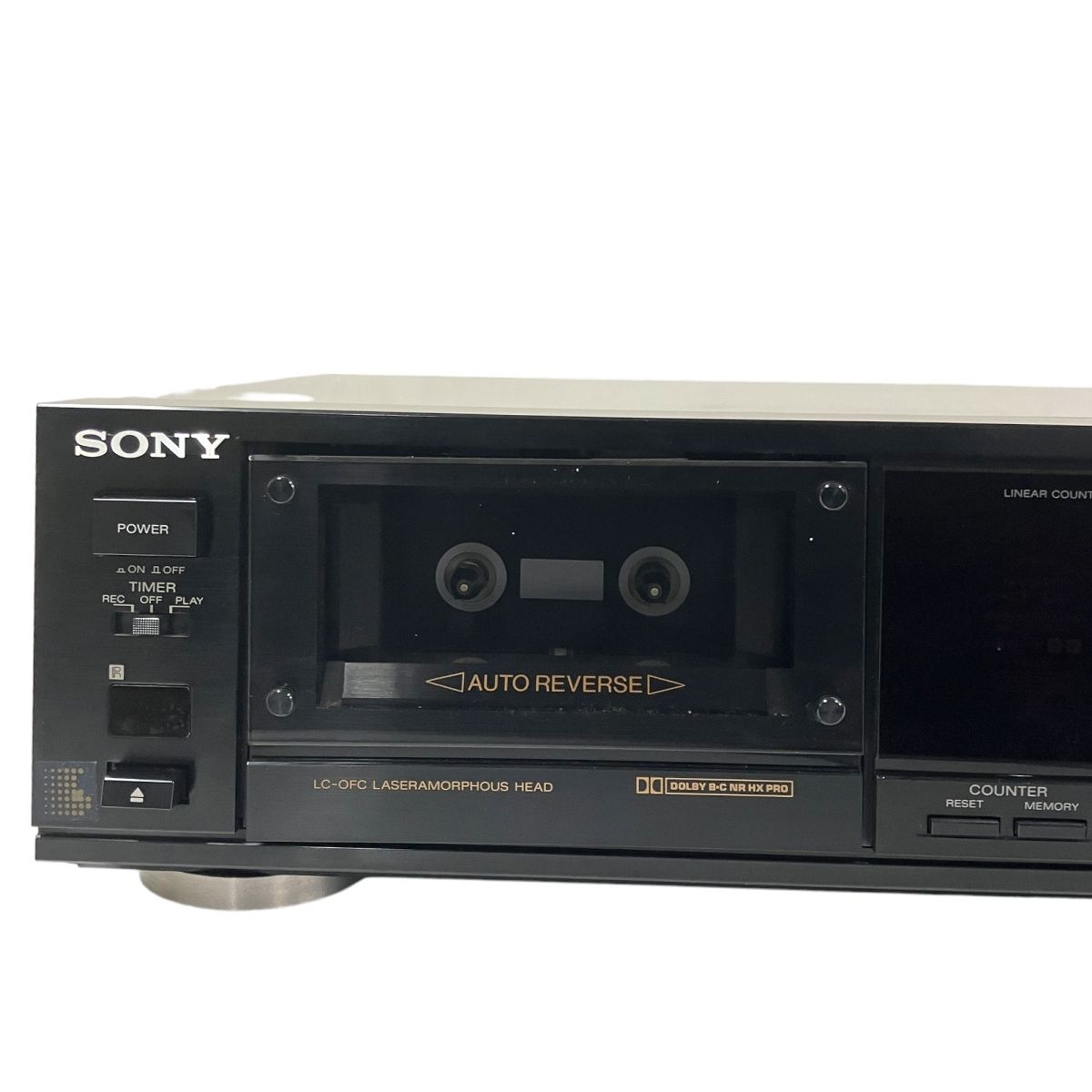 【動作保証】 SONY TC-RX80 STEREO CASSETTE DECK ステレオカセットデッキ カセット ソニー カセットデッキ 中古  T8943699