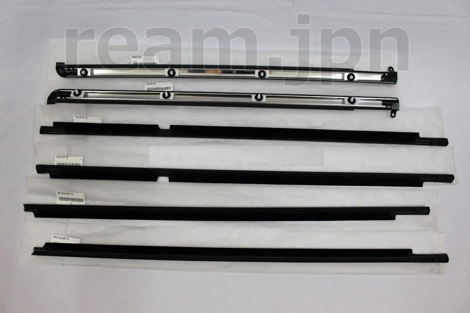 トヨタ純正 100 ランドクルーザー ランクル ドアモール 6点 モール ドアベルト LEXUS LX470 TOYOTA LandCruiser Window Belt Moulding