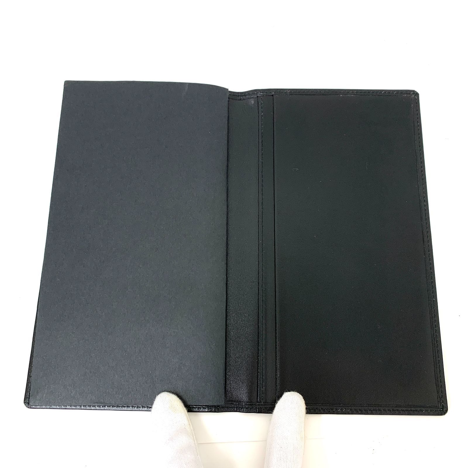 未使用級　カルティエ　パシャ　長財布　札入れ　黒　付属品完備 D1256 新品未使用！ 格安！ Cartier カルティエ パシャドゥ