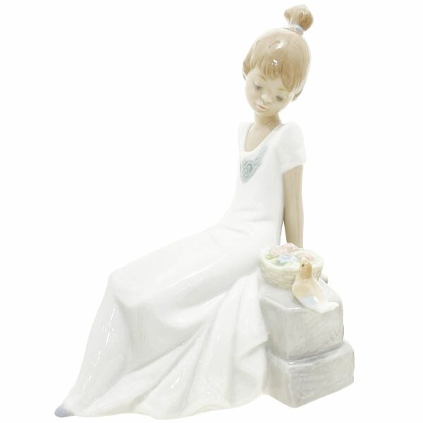 BAK39 極美品 LLADRO リヤドロ CAMPANITA ブライダルベル LLADRO 陶器
