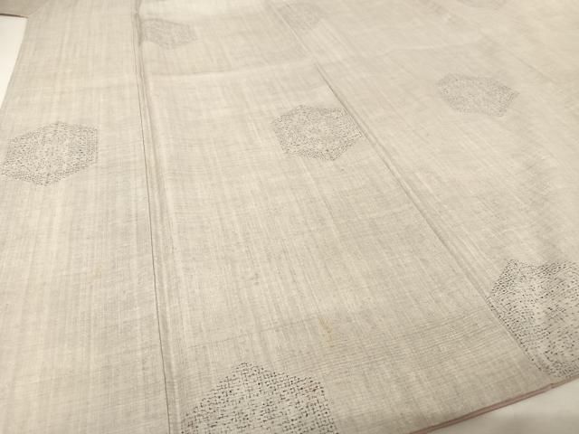 平和屋着物○本場結城紬 重要無形文化財 飛び亀甲 亀甲絣 奥順謹製  