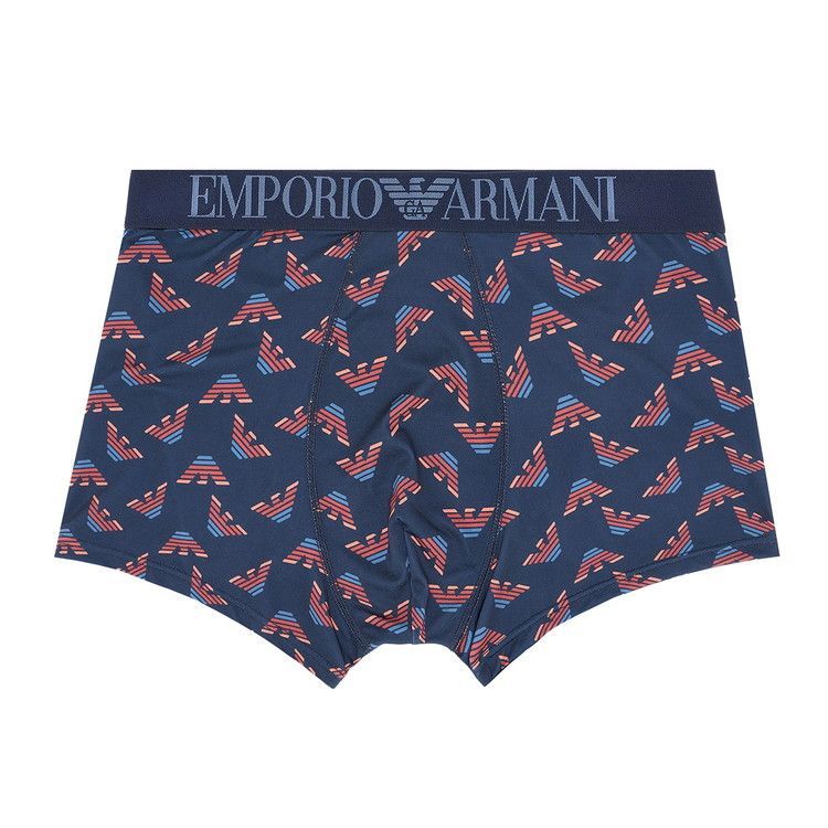 エンポリオアルマーニ ALL OVER MICROFIBER ボクサーパンツ マリン