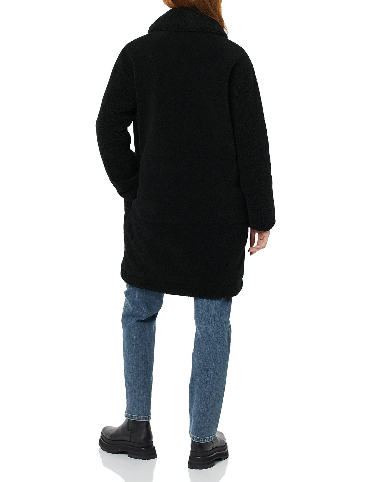 Amazon Essentials テディ シェルパコート オーバーサイズ 旧ブランド名 Goodthreads レディース ブラック 2XL