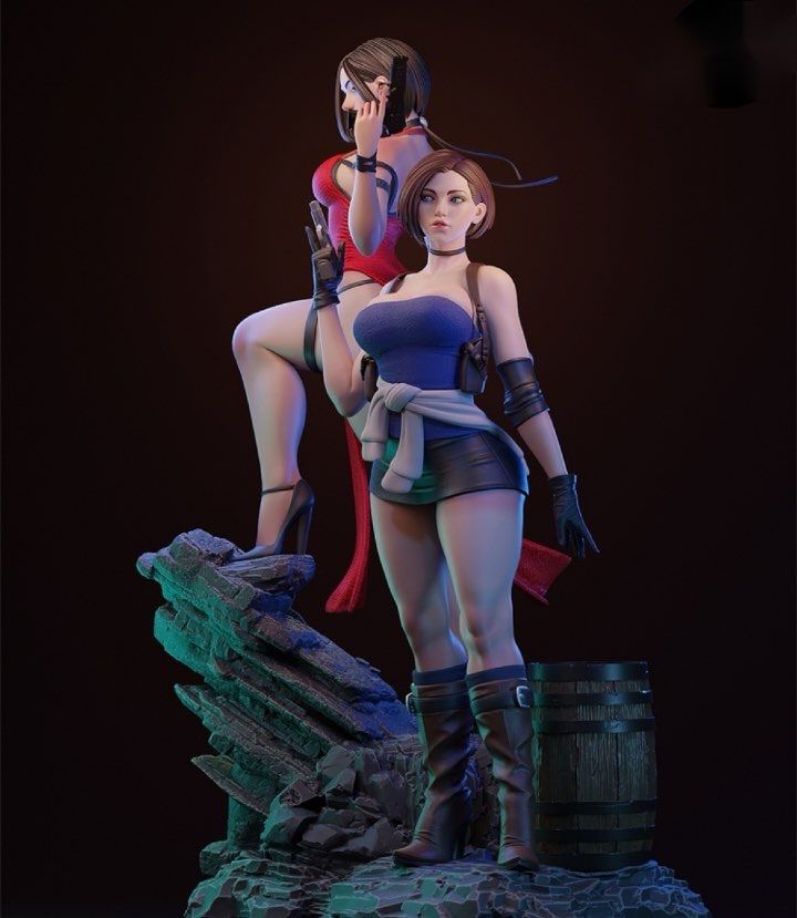 ジル　バイオハザード　ガレージキット　未塗装未組立　エイダのみ(エイダは別売り) 1/4 ガレージキット フィギュア 未塗装 biohazard ジル