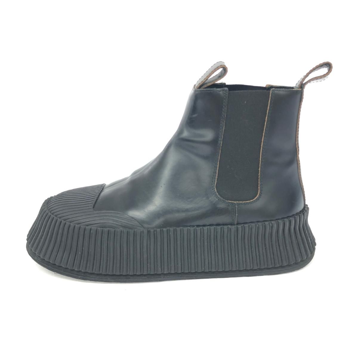 JIL SANDER ジルサンダー サイドゴア ブーツ ブラック メンズ