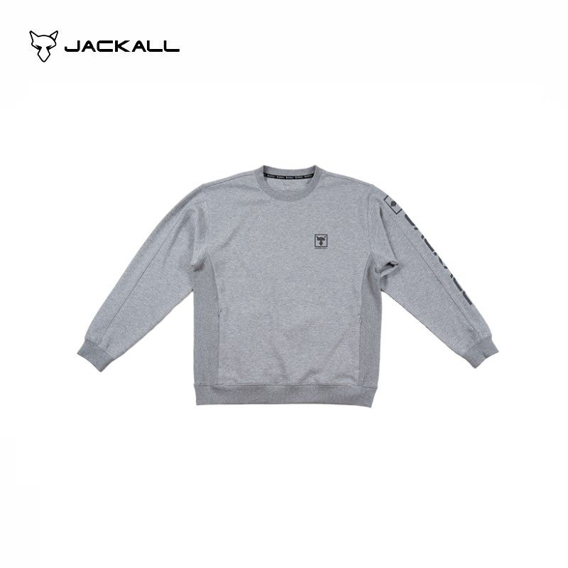 クルーネックスウェット XL グレー ボトル ジグ