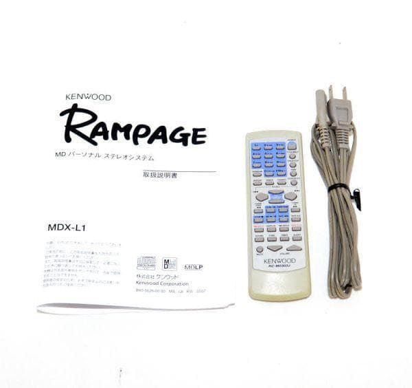 匿名配送☆KENWOOD MDX-L1 ミニコンポ リモコン付属 匿名配送☆KENWOOD MDX-L1 ミニコンポ リモコン付属 やや難あり