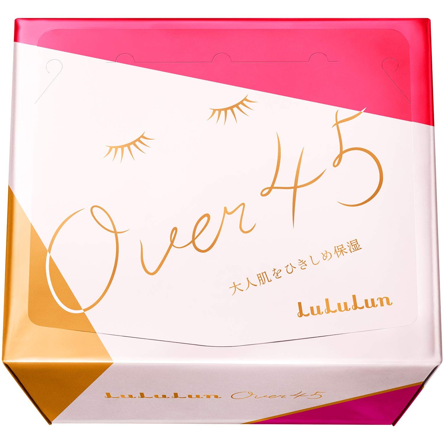 フェイスマスク ルルルン Over45 カメリアピンク 32枚入り(保湿タイプ) 