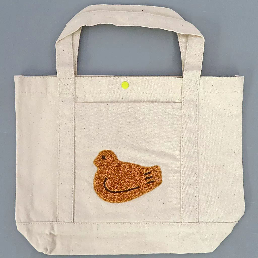 新作入荷，爆買い】 【中古】バッグ 鳩サブレ- もこもこ刺繍入り鳩もこ 