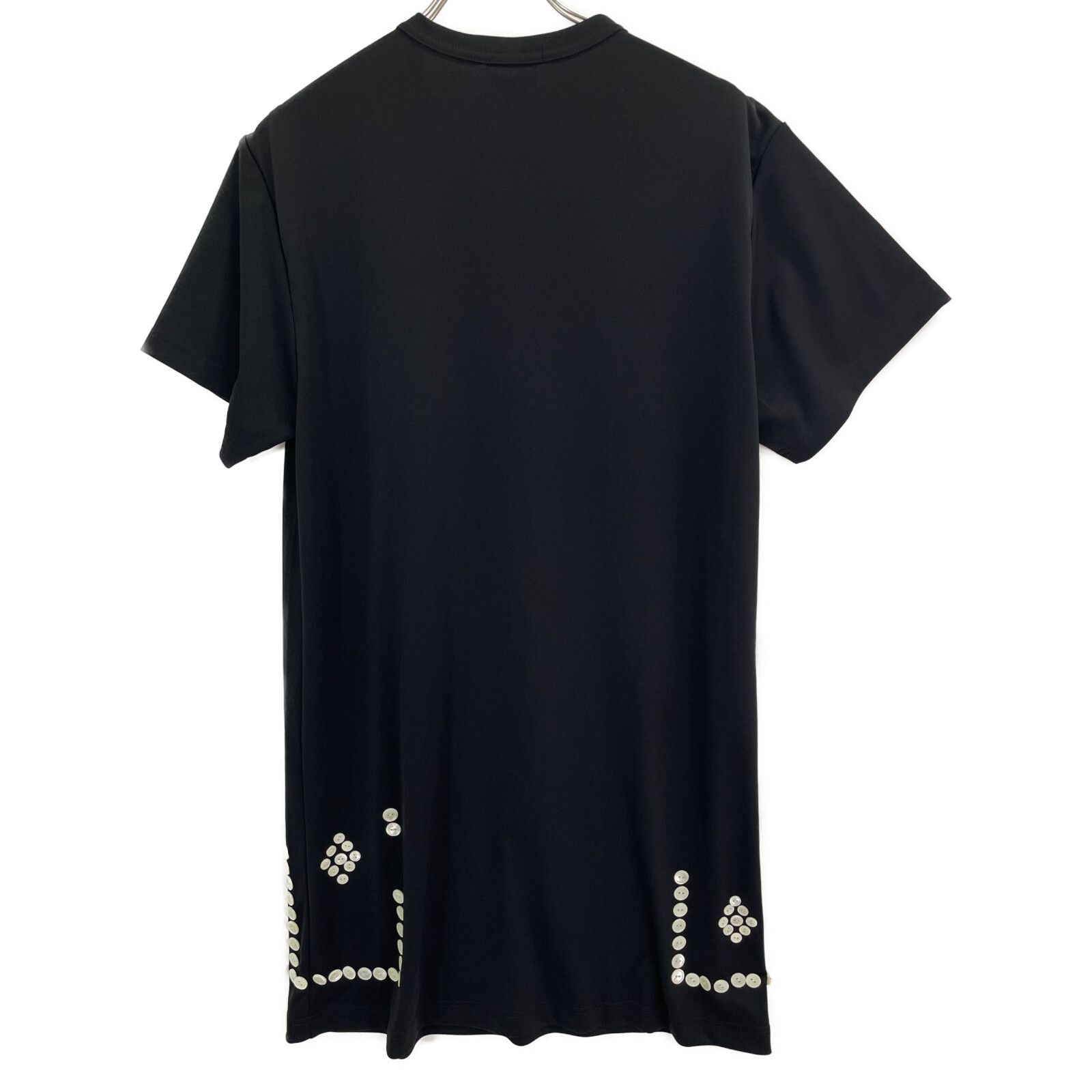 COMMEdesGARCONS HOMME PLUS 黒 ジッパー付き Tシャツ COMMEdesGARCONS HOMME PLUS コムデギャルソンオムプリュス 24AW